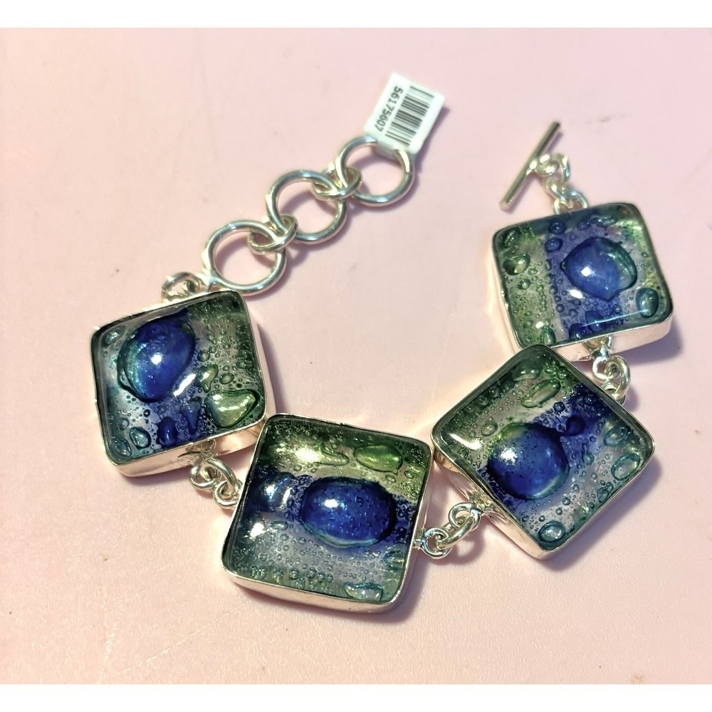 new with tags,‎ Fused Glass Bracelet